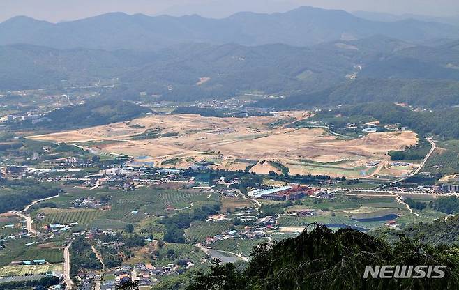 [음성=뉴시스] 조성사업 추진 중인 음성읍 용산산업단지. (사진=뉴시스 DB) photo@newsis.com