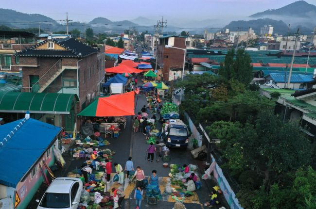 순창전통시장 야채시장.[사진제공=순창군]