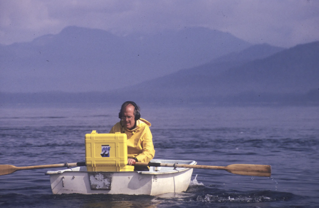 페인은 평생 100여 차례 극지와 직도의 바다를 오가며 고래를 연구했고, 책과 논문, 대중 강연 등을 통해 고래의 대변인으로서 활약했다. 1990년대 알래스카 연안의 페인. Ocean Alliance