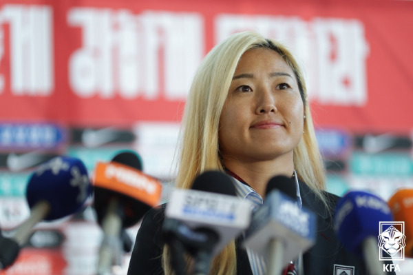 축구 대표팀 미드필더 조소현. 사진=대한축구협회