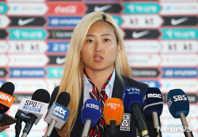 한국 여자 축구대표팀 조소현. 사진=뉴시스