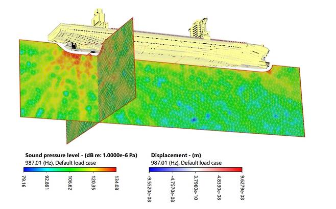 삼성중공업의 수중방사소음 해석 프로그램 화면 [삼성중공업 제공. 재판매 및 DB금지]