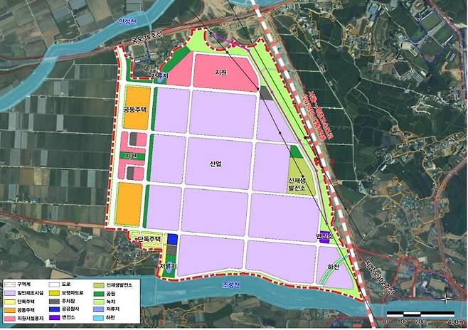 동신 일반산단 계획도 [안성시 제공. 재판매 및 DB 금지]