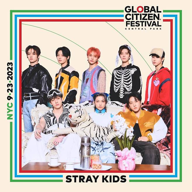 ▲ 스트레이 키즈. 제공| 2023 Global Citizen Festival