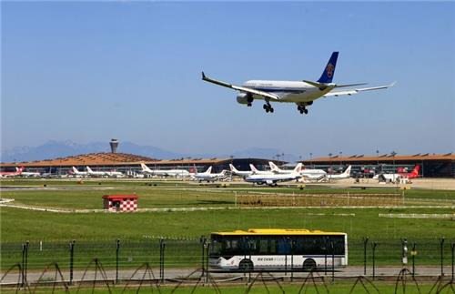 베이징 서우두 공항 모습  [바이두 캡처. 재판매 및 DB 금지]