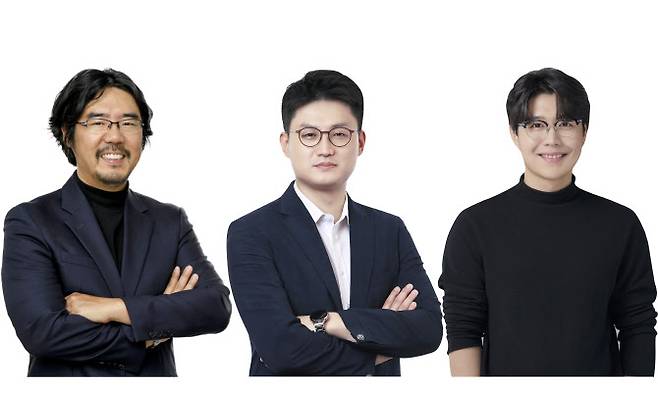 (왼쪽부터)뷰노의 김현준 전 대표와 정규환 전 CTO, 신재명 딜라이트룸 대표(사진=DHP)