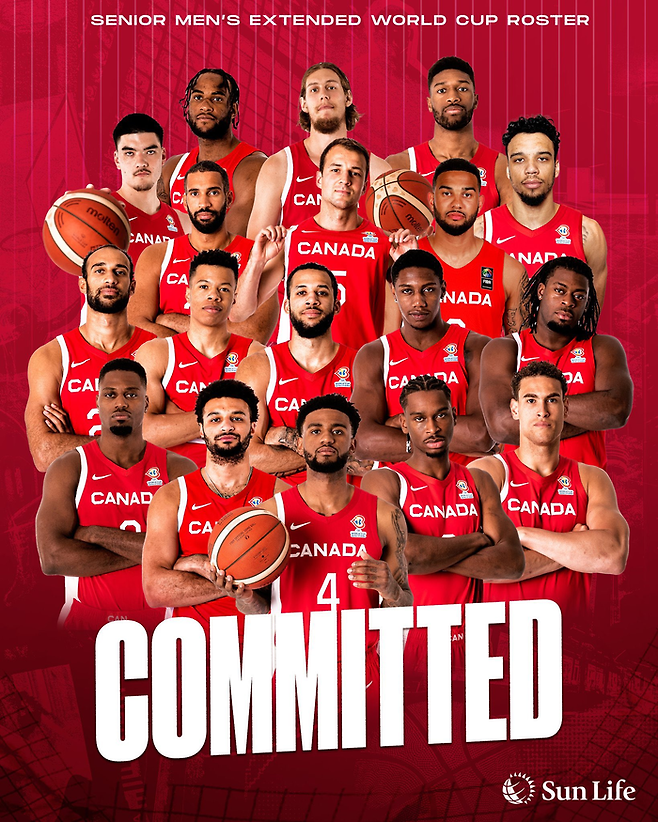 캐나다 농구 대표팀 공식 SNS 제공