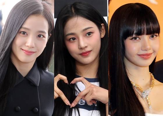 블랙핑크 지수, 뉴진스 민지, 블랙핑크 리사(왼쪽부터) /사진=스타뉴스