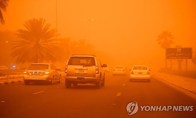 중동 지역 모래 폭풍 [EPA 연합뉴스 자료사진. 재판매 및 DB 금지]