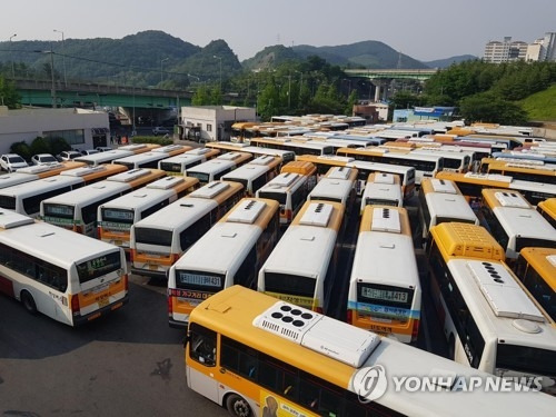 울산 시내버스 차고지/연합뉴스