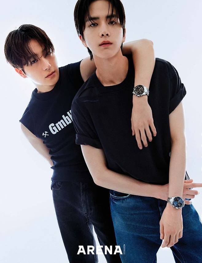 [서울=뉴시스] 그룹 더보이즈(THE BOYZ) 영훈, 현재. 23.07.18. (사진=아레나 옴므 플러스 제공) photo@newsis.com *재판매 및 DB 금지