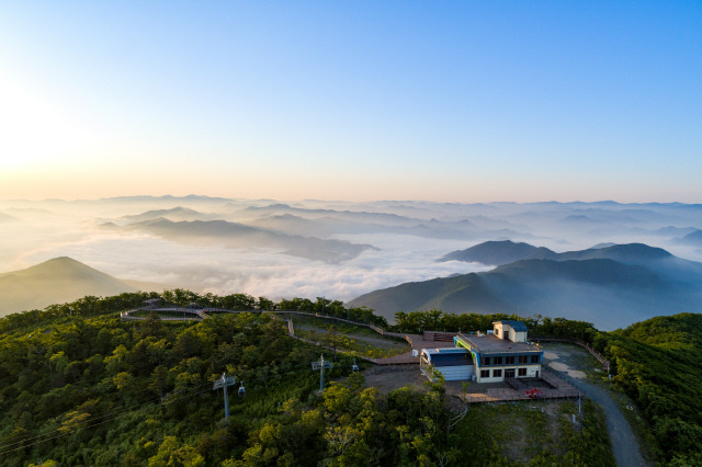 ▲ 가리왕산 케이블카