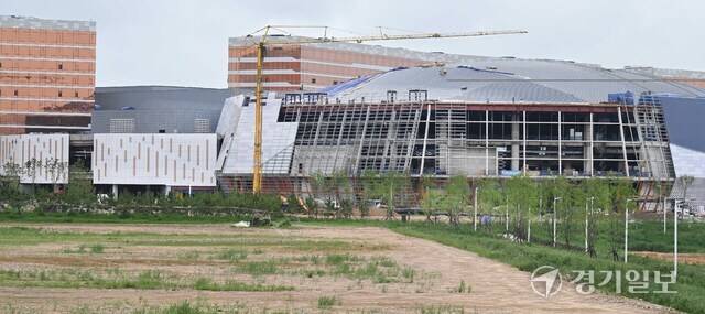 인천 중구 운서동 모히건 인스파이어 엔터테인먼트 복합리조트 건설 현장. 장용준기자