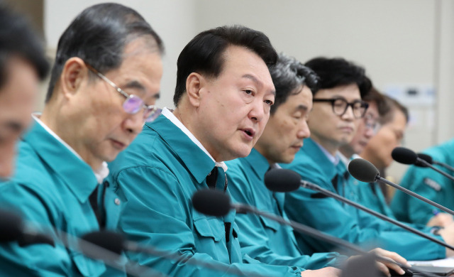 ▲ 윤석열 대통령이 7월 18일 서울 용산 대통령실 청사에서 열린 국무회의에서 발언하고 있다. ⓒ연합뉴스