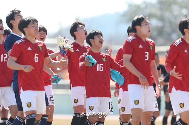 지난 2월 제24회 백운기 전국고등학교 축구대회에서 우승헌 서울 영등포공고. 대한축구협회 제공