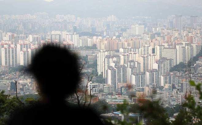 서울 남산에서 바라본 도심 아파트. 2023.07.09 /사진=뉴시스