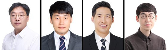 (왼쪽부터) 박종열, 오범석, 김병수, 김한울 교수