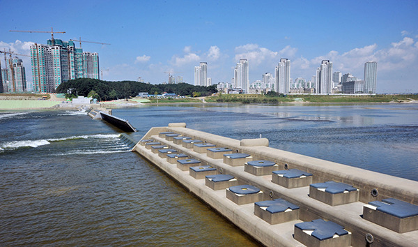 Geum River Sejong Weir [Photo by Yonhap]