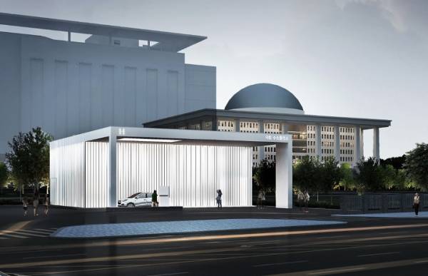 국회 수소충전소.