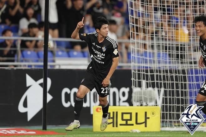 선제골의 주인공 김민혁. 한국프로축구연맹 제공