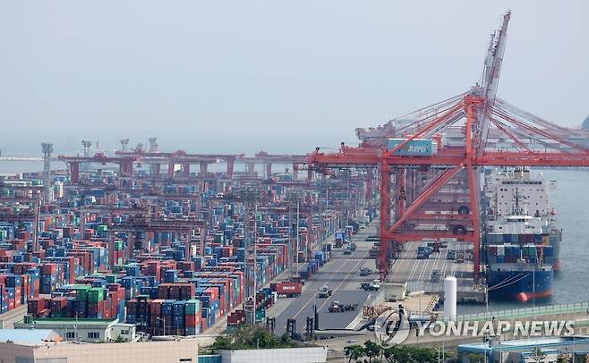 부산항 신선대부두 [연합뉴스 자료사진]