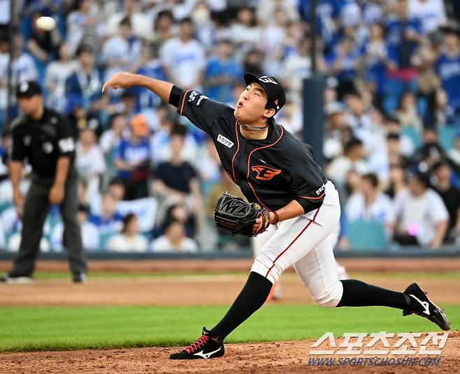 7월 2일 대구 삼성전에 등판한 박상원.  대구=허상욱 기자 wook@sportschosun.com