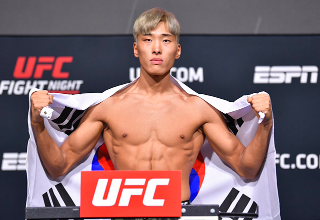 종합격투기 페더급 최승우. 사진=UFC 제공