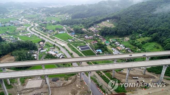 서울-양평고속도로 원안 종점은 이곳 [연합뉴스 자료사진]