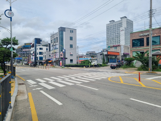 스마트 횡단보도 조성 대상지. 사진=서산시 제공