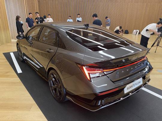 더 뉴 아반떼 N라인. 이상현 기자