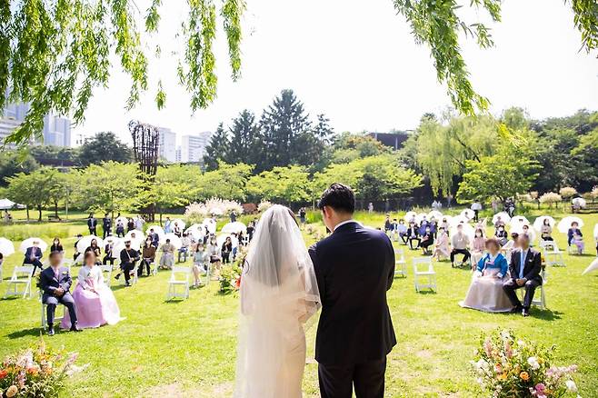 용산가족공원 '그린웨딩' [서울시 제공. 재판매 및 DB 금지]