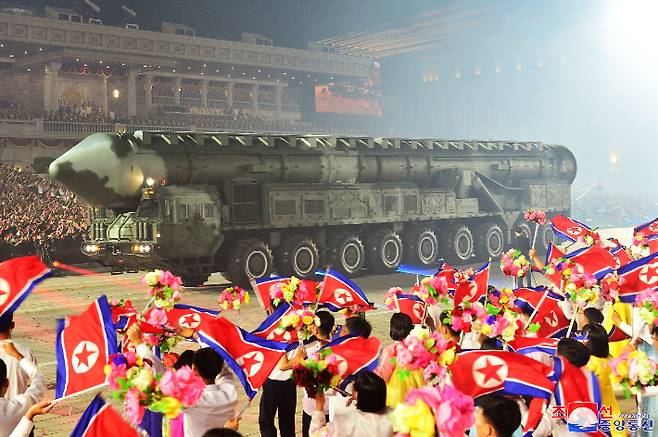화성-18형 ICBM. 연합뉴스