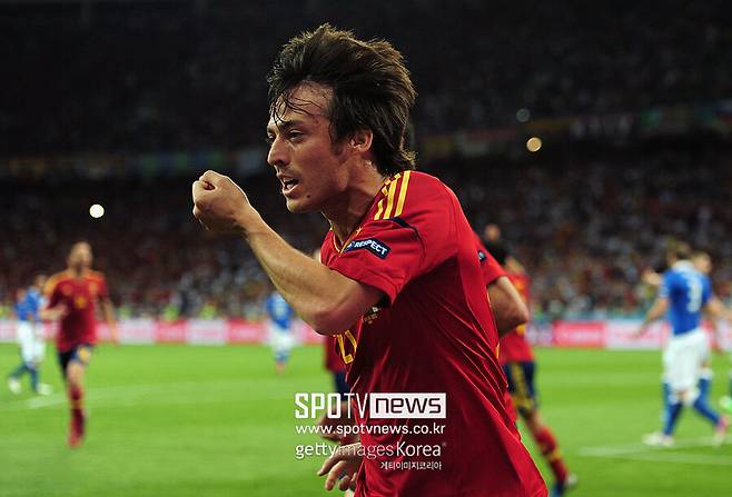 ▲ 스페인 유로 2012 우승 주역 실바.