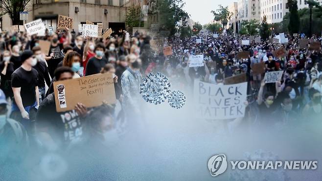 미주 감염 (CG) [연합뉴스TV 제공]