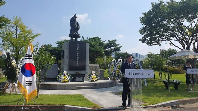 장진홍 선생 93주기 추모식 [구미시 제공. 재판매 및 DB 금지]