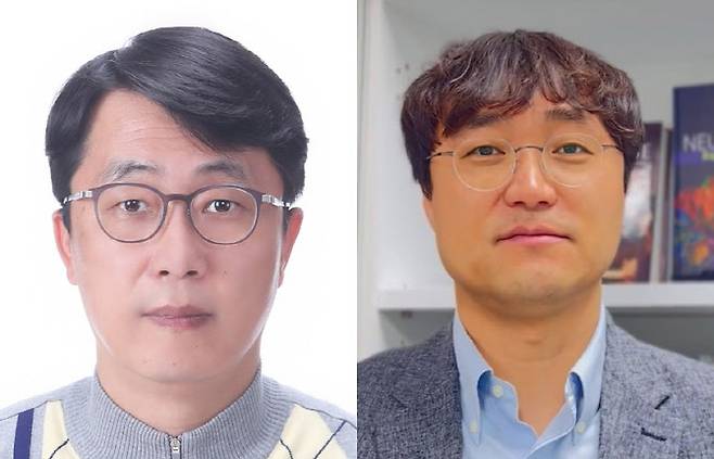 왼쪽부터 박재형 교수, 임매순 박사(사진=단국대 제공)