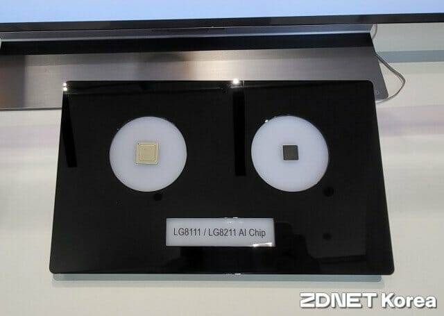 LG전자가 개발한 AI 시스템온칩(SoC) ‘LG8211’, ‘LG8111’(사진=지디넷코리아)