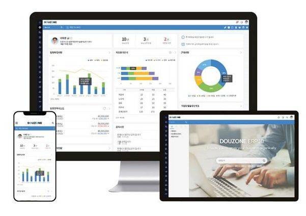 더존비즈온의 차세대 ERP 시스템 ‘ERP 10’. /더존비즈온