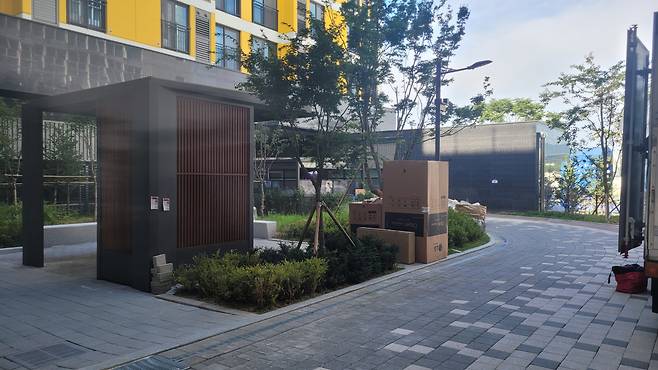 지난 2일 찾은 서울 자곡동 디아크리온 단지. 이준태 기자