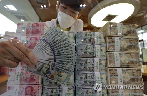 미 달러 및 한중일 통화 [연합뉴스 자료사진]