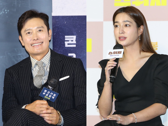 Actors Lee Byung-hun and Lee Min-jung [NEWS1]