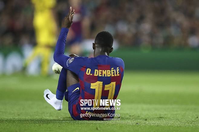 ▲ 바르셀로나에서 누워있던 시간이 더 길던 뎀벨레