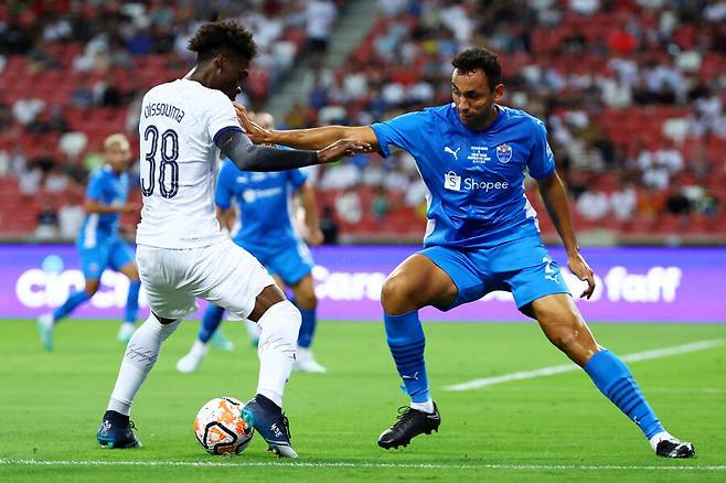 ▲ 비수마는 토트넘 합류 후 38번을 달고 뛰었다