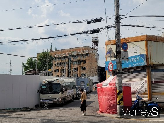 서울 성북구 장위10구역 모습. 사랑제일교회를 제외하고 철거가 완료된 모습. /사진=신유진 기자