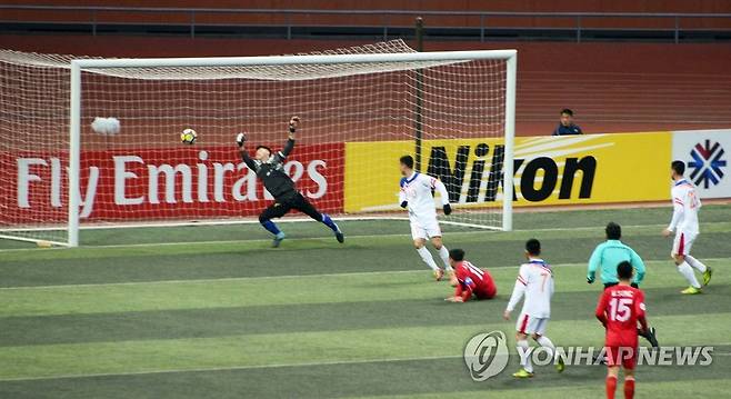 지난 2018년 평양에서 열린 AFC 경기 [연합뉴스 자료사진]