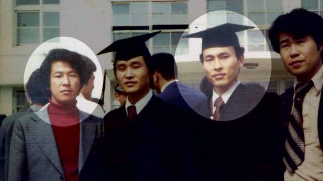 故윤상원 열사와 김상집. 왼쪽이 김상집, 오른쪽이 윤상원.