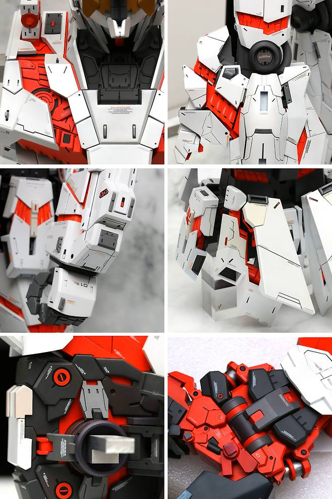 완성된 풀아머 유니콘의 디테일