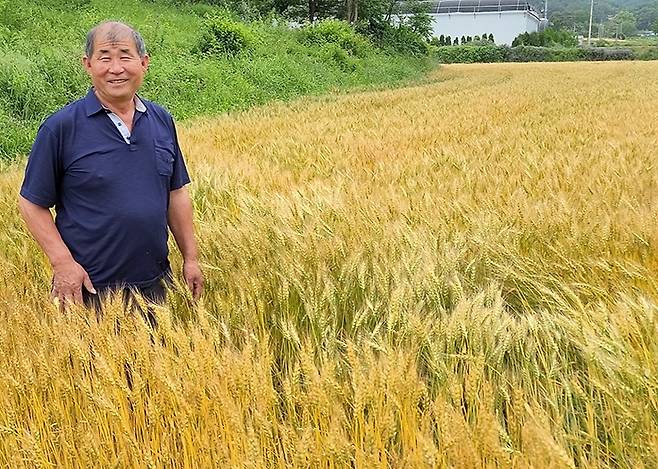 ▲우관수 유기농 명인 사진 : 전라남도