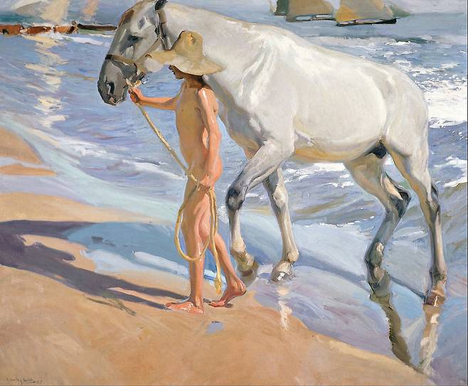 ‘말의 목욕’.(1909년)