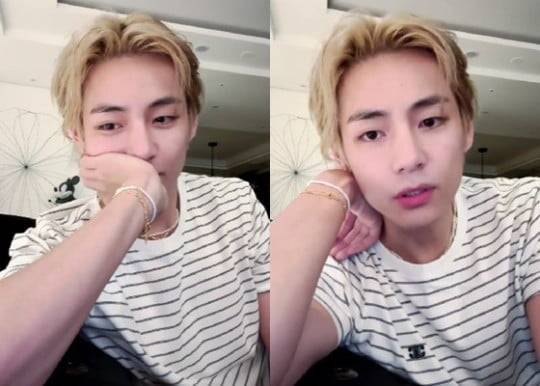 방탄소년단 뷔 / 사진=위버스 캡쳐
